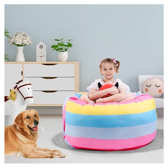 KABOER Bean Bag Cover for Kids,200L Stuffed Animal Storage​ - Picture 4 of 8